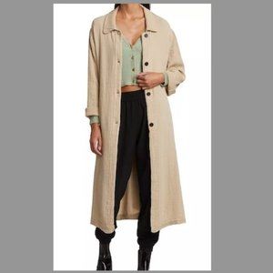 Raquel Allegra Cotton Trench Coat Size 2 (Medium)